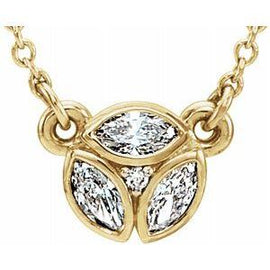 3-Stone Marquise Diamond 16-18