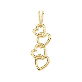 Linked Hearts Pendant