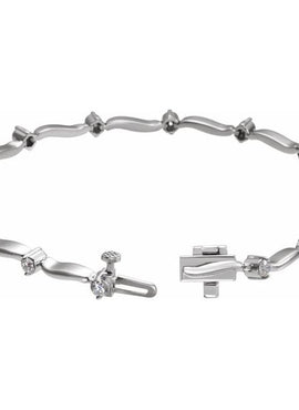 1 CTW Diamond Line Bracelet