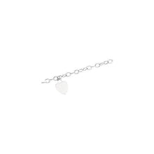 Load image into Gallery viewer, Hollow Charm 7 1/2&quot; Bracelet with Heart
