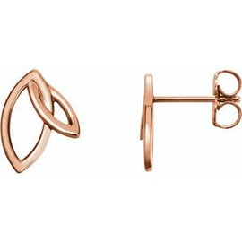 Double Leaf Earrings