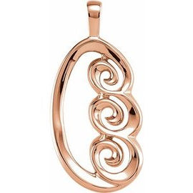 30x14 mm Freeform Pendant