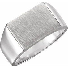 Load image into Gallery viewer, 15x11 mm Rectangle Signet Ring
