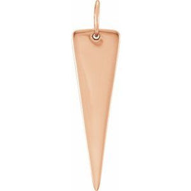 Gold-Plated Triangle Pendant