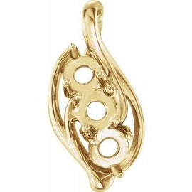 Opal Three-Stone Pendant