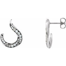 Load image into Gallery viewer, 3/8 CTW Diamond Freeform Earrings
