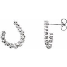 Load image into Gallery viewer, 1/4 CTW Diamond Freeform Earrings
