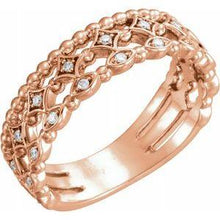 Load image into Gallery viewer, 1/8 CTW Stackable Diamond Ring
