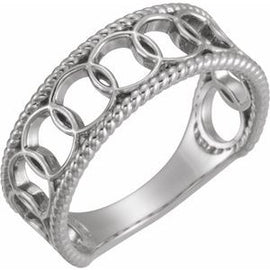 Geometric Rope Ring