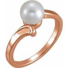Load image into Gallery viewer, 7 mm Solitaire Ring for Pearl
