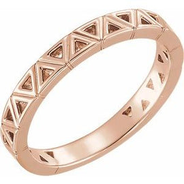 Stackable Geometric Ring