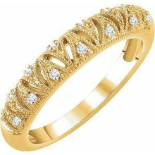 Load image into Gallery viewer, .08 CTW Diamond Anniversary Band
