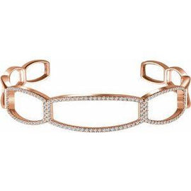 3/4 CTW Diamond Cuff 6 1/4