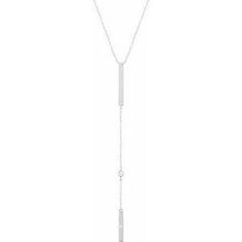 Load image into Gallery viewer, .06 CTW Diamond Bar 16-18&quot; Necklace
