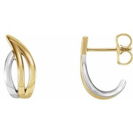 Freeform J-Hoop Earrings