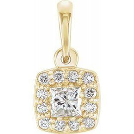 1/4 CTW Diamond Pendant