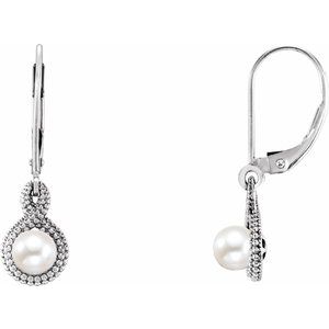 Freshwater Cultured Pearl Beaded Earrings