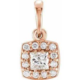 1/4 CTW Diamond Pendant