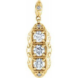 1/3 CTW Diamond Pendant