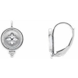 Beaded Lever Back Earrings