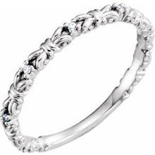 Load image into Gallery viewer, .04 CTW Diamond Stackable Ring
