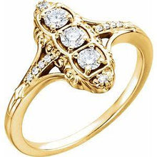 Load image into Gallery viewer, 1/3 CTW Diamond 3-Stone Ring
