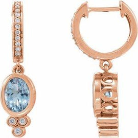 Bezel-Set Dangle Earrings Mounting