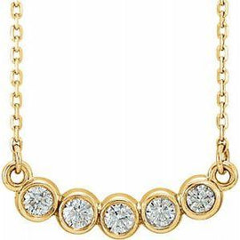 1/3 CTW Diamond Bezel-Set 16-18