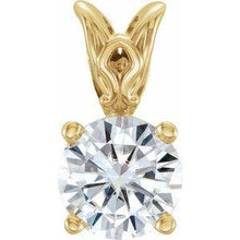 Load image into Gallery viewer, 6.5 mm Round Forever One™ Moissanite Pendant
