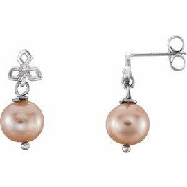 Freshwater Cultured Pearl Dangle Earrings