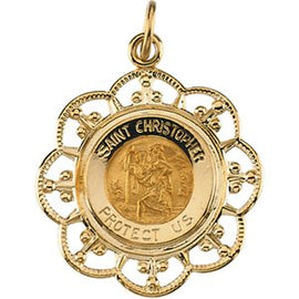 20 mm St. Christopher Medal