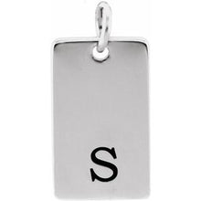 Load image into Gallery viewer, Vermeil 34x10 mm Be Posh® Rectangle Pendant
