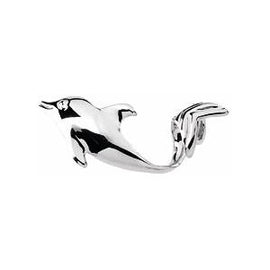 12.5x34 mm Dolphin Slide Pendant