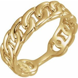 Interlocking Stackable Link Ring