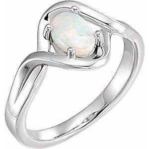 Opal Freeform Ring