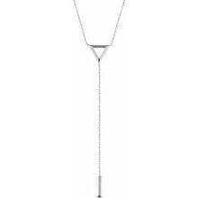 Load image into Gallery viewer, Triangle &amp; Bar Y 16-18&quot; Necklace
