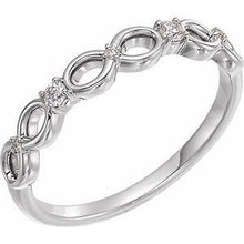 Load image into Gallery viewer, .08 CTW Diamond Infinity-Inspired Ring
