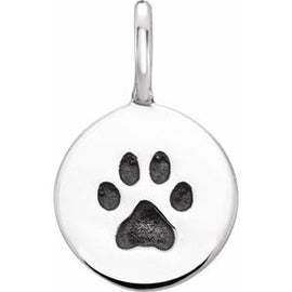 Paw Print Charm