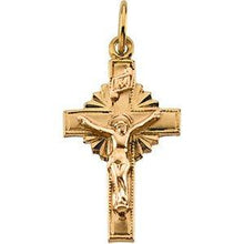 Load image into Gallery viewer, 19x13 mm Hollow Crucifix Pendant
