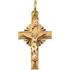 19x13 mm Hollow Crucifix Pendant
