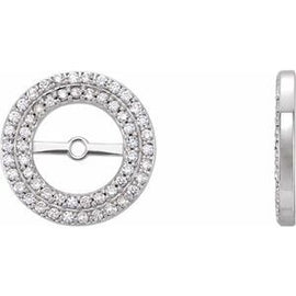 1/3 CTW Diamond Earring Jackets
