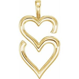 Double Heart Pendant