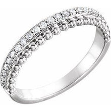 Load image into Gallery viewer, 1/5 CTW Diamond Beaded Ring
