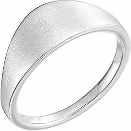 21x7 mm Geometric Signet Ring