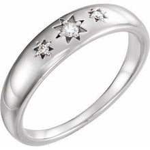Load image into Gallery viewer, .05 CTW Diamond Starburst Ring
