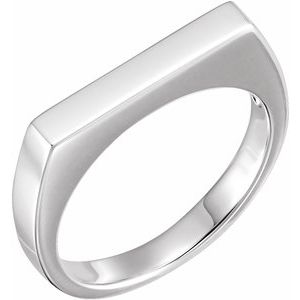 3 mm Engravable Stackable Ring