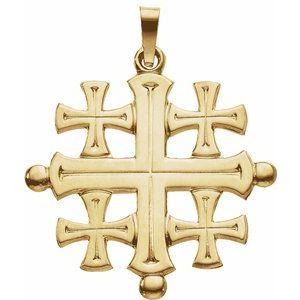 27x26 mm Jerusalem Cross Pendant