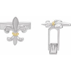 Fleur-de-lis Cuff Links-Pair