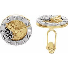 Load image into Gallery viewer, Clock Design Cuff Links
