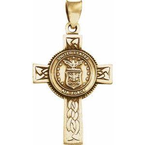 28.5x20.8 mm U.S. Air Force Cross Pendant